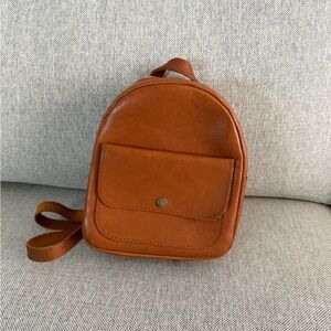 Portland Leather Snap Mini Backpack